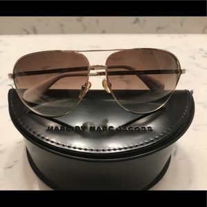 Marc by Marc Jacobs aviator sunglasses with case